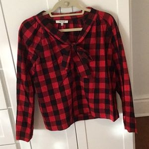 Buffalo plaid Madewelll Flannel Top
